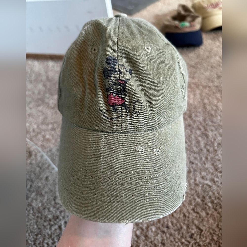 Authentic Disney Mickey Mouse adjustable hat - worn finish